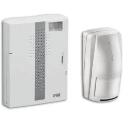 URMET Kit Carillon Sans Fil Portée 250 Mêtres Avec Flash Et Détection De Mouvement