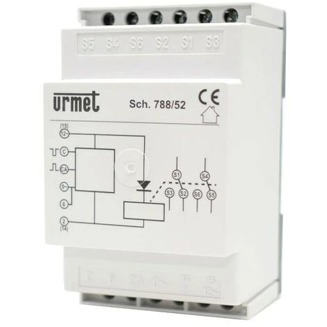 Boîte à Relais Urmet Avec 2 Interrupteurs 788/52 2 Boîte à Relais Urmet Avec 2 Interrupteurs 788/52