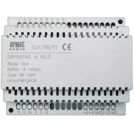 Boîte De Relais Urmet Pour 2 Services Audio/vidéo 788/51 3 Boîte De Relais Urmet Pour 2 Services Audio/vidéo 788/51