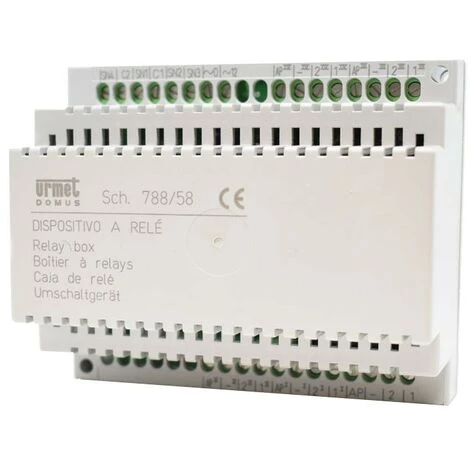 Boîte De Relais Urmet Pour 4 Services Audio 788/58 3 Boîte De Relais Urmet Pour 4 Services Audio 788/58