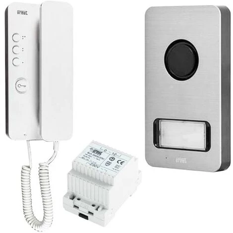 URMET Kit D’interphone 4+n Monopilote Bouton Pussoir MIKRA 1122/601 3 URMET Kit D’interphone 4+n Monopilote Bouton Pussoir MIKRA 1122/601
