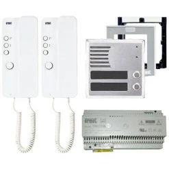 Kit Interphone Urmet Bi-famille 2VOICE Avec Mirò Et Sinthesi 1183/602