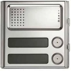 Urmet Sinthesi Steel Module à 2 Boutons Et Platine De Rue En Aluminium Anodisé 1158/22