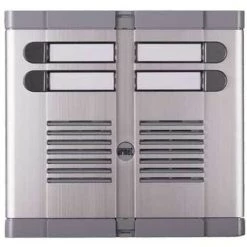 Portier Interphone Urmet 4 Places Sur Deux Rangs Encastré 925/204