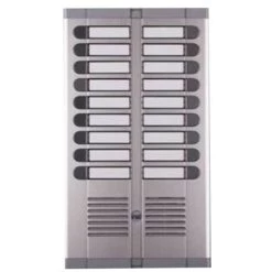 Panneau D'entrée De Porte Encastré Urmet 18 Places Sur Deux Rangées 925/218