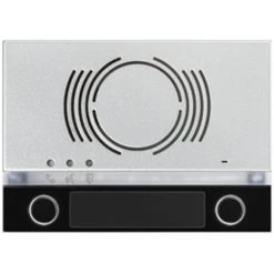 Façade Urmet Alpha Pour L’extérieur Audio Avec 2 Touches Noires 1168/132