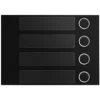 Façade Urmet Alpha Avec 4 Boutons D'appel Noir 1168/14 -URMET Soldes 12880845 1