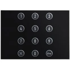 Module Clavier Numérique Urmet Alpha Black 1168/46