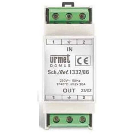 Dispositif De Filtrage Urmet Pour Ligne D'alimentation 230 Vac 4000 VA 1332/86 3 Dispositif De Filtrage Urmet Pour Ligne D'alimentation 230 Vac 4000 VA 1332/86