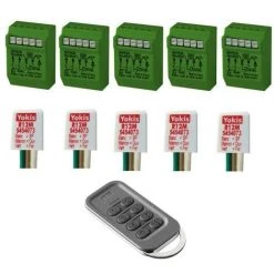 Kit D'automatisation Pour 5 Volets Roulants Yokis Urmet Par Radio Power 5454556