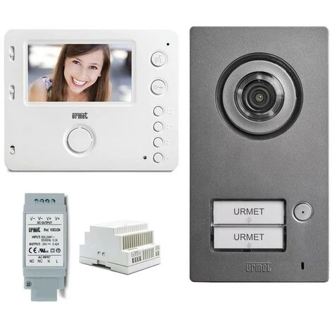 KIT Vidéophone Monofamilial Urmet Miro Mikra 2 Fil 1722/93 3 KIT Vidéophone Monofamilial Urmet Miro Mikra 2 Fil 1722/93