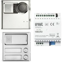 KIT Colonne Secondaire Urmet Sinthesi Steel 2VO Vidéo 1783/739