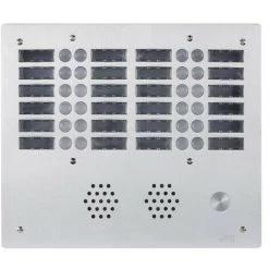 URMET Plaque A.V Alu 6Mm 4R 24Bp (7774/24)