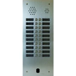 URMET Plaque Audio Alu 2R 20Bp 2Voice Complete (A83/220M)