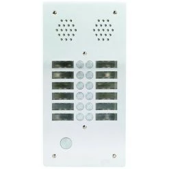 URMET Plaque A.V Alu 6Mm 2R 12Bp (7772/12)