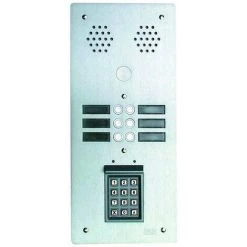 URMET Plaq Alu 6Mm 2R 4T + S30 Ecla (7772/4C)