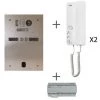 URMET Kit Audio 2R 2Bp 2 Voice Programmé (KA83/202) -URMET Soldes 35998810 1
