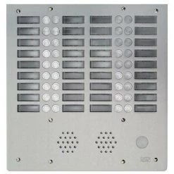 URMET Plaque A.V Alu 6Mm 4R 36Bp (7774/36)