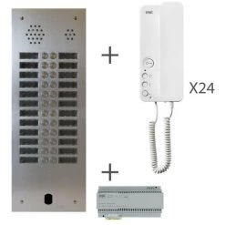 URMET Kit Audio 2R 24Bp 2 Voice Programmé (KA83/224)