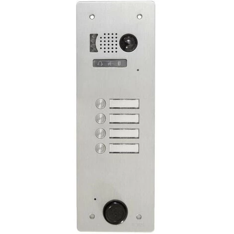 URMET Plaque Video Alu 4 Bp 2 Voice (V83/104) 3 URMET Plaque Video Alu 4 Bp 2 Voice (V83/104)