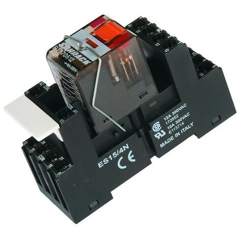 URMET Relais 12 V/Ac Alt Avec Socle (1801/12) 3 URMET Relais 12 V/Ac Alt Avec Socle (1801/12)