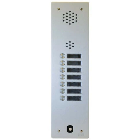URMET Plaque Audio Alu 7 Bp 2 Voice Complete (A83/107M) 3 URMET Plaque Audio Alu 7 Bp 2 Voice Complete (A83/107M)