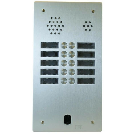 URMET Plaque Audio Alu 2R 10Bp 2Voice Complete (A83/210M) 3 URMET Plaque Audio Alu 2R 10Bp 2Voice Complete (A83/210M)