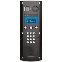 URMET Plaque Hbs Zamac Noir Vigik Plat (PHBSZNLP)