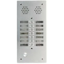 URMET Plaque A.V Alu 6Mm 2R 14Bp (7772/14)