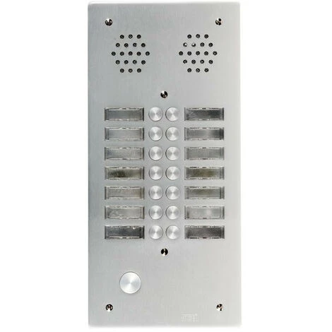 URMET Plaque A.V Alu 6Mm 2R 14Bp (7772/14) 3 URMET Plaque A.V Alu 6Mm 2R 14Bp (7772/14)