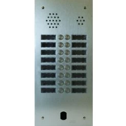 URMET Plaque Audio Alu 2R 16Bp 2Voice Complete (A83/216M)