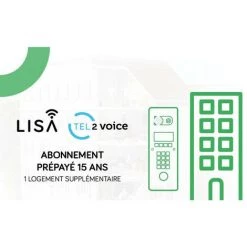 URMET Abo T2V 15 Ans 1Lgt Supp (ABOT2V15/1SUP)