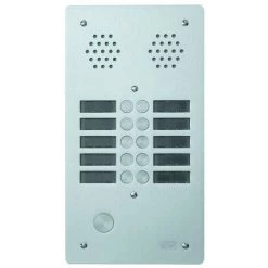 URMET Plaque A.V Alu 6Mm 2R 10Bp (7772/10)