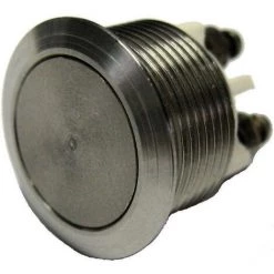 URMET Bouton Poussoir Inox 18mm (BA/22)