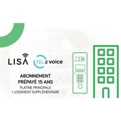 URMET Abo T2V Princ 15 Ans 1Lgt Supp (ABOT2V15PR/1SUP)