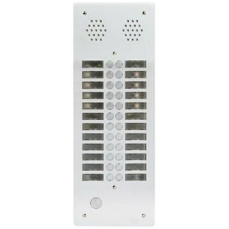 URMET Plaque A.V Alu 6Mm 2R 24Bp (7772/24) 3 URMET Plaque A.V Alu 6Mm 2R 24Bp (7772/24)