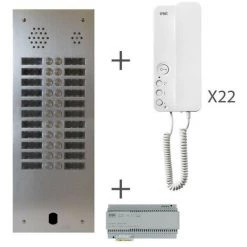 URMET Kit Audio 2R 22Bp 2 Voice Programmé (KA83/222)