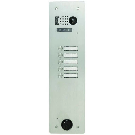 URMET Plaque Video Alu 5 Bp 2 Voice (V83/105) 3 URMET Plaque Video Alu 5 Bp 2 Voice (V83/105)