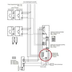 Dispositif Desinsertion Pour Secret De Conversation Pour Installation 5 Fils (4+N) Dans Plaque De Rue K-STEEL URMET 1155/75 -URMET Soldes 36729752 2