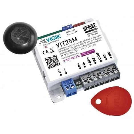 Kit Contrôle D'accès Pour Résidence Via Micro-centrale Autonome VIGIK - URMET VIT25M 3 Kit Contrôle D'accès Pour Résidence Via Micro-centrale Autonome VIGIK - URMET VIT25M