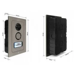 Boitier D'encastrement Pour Plaque De Rue MIKRA﻿ Pour Kit Note Urmet - 1122/60