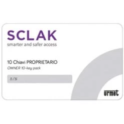 Carte De Contrôle D'accès Urmet Pour 10 Clés Propriétaires 1086/210