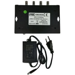 Converter EOC Urmet 100Mbps 1 Port RJ45 Et 4 Ports BNC 1093/836