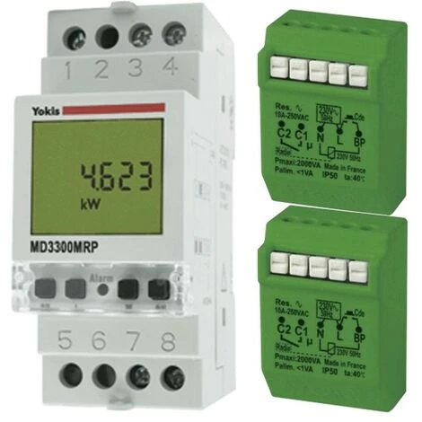 Kit De Contrôle De Charge Radio Power Urmet Yokis 1054/9 3 Kit De Contrôle De Charge Radio Power Urmet Yokis 1054/9