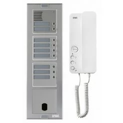 Kit Audio Sinthesi Aluminium Modulaire à 9 Boutons Programmé - URMET KASA83/09