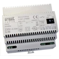 Urmet-12012400 URMET 12012400 - ALIMENTATION OPEN 26VCC-12VCC