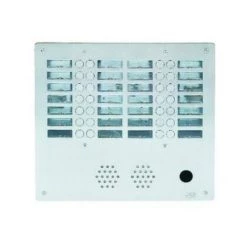 Plaque Inox 24bp 4r Ptt - URMET AX4024