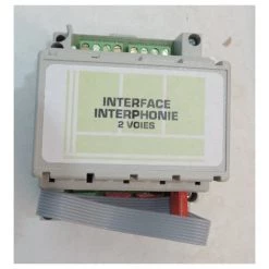 Module Interface Interphonie 2 Voies VIGIK Pour Centrales VIPROX 2 URMET INT/LE